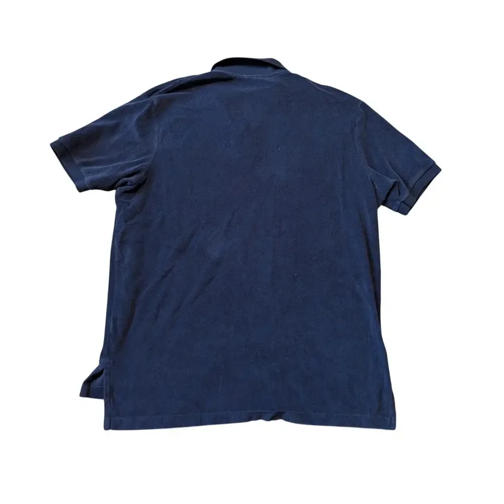 Polo by Ralph Lauren Mens XXL Navy Blue Short Sleeve Pique Golf Polo Shirt